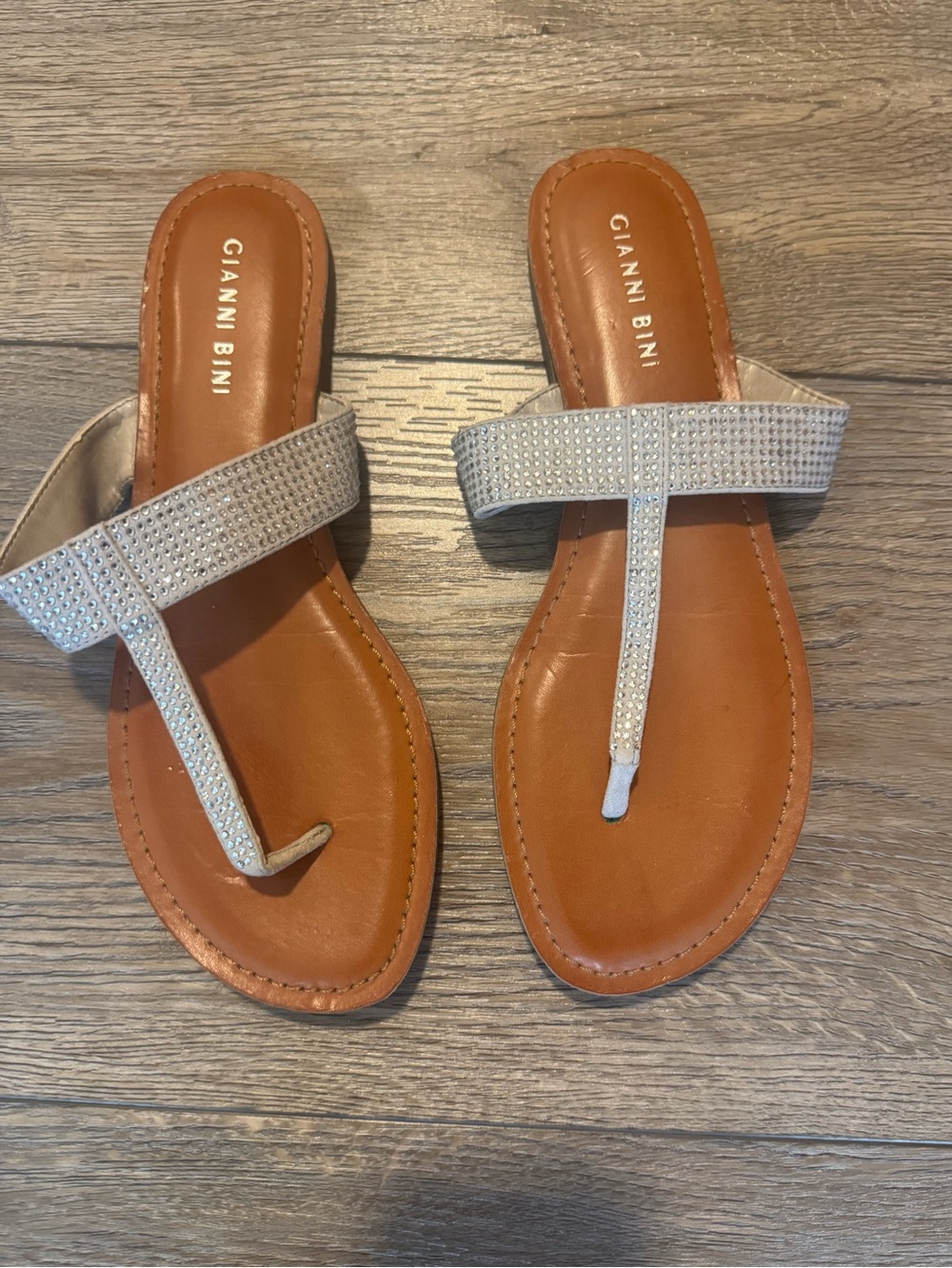 Gianni Bini Rhinestone Sandals
